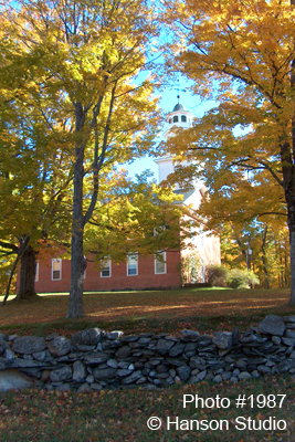 Weathersfield, VT - Center Road Church - Fall